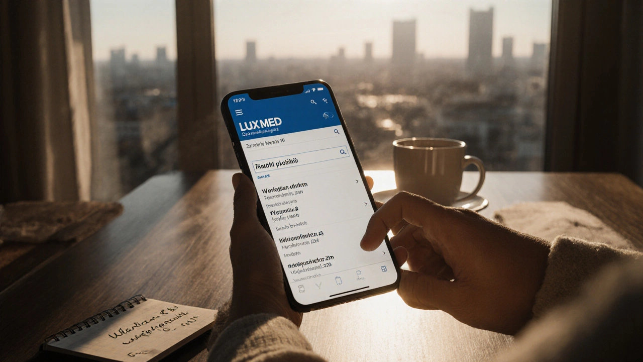 Jak dodzwonić się do konkretnej placówki LUX MED w Warszawie?