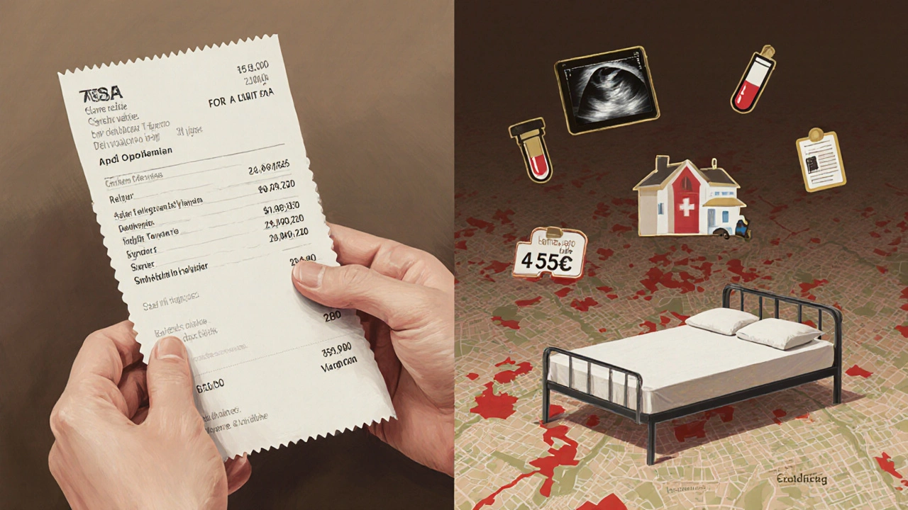 Porównanie cen wizyty w gabinecie i na domu w Warszawie 2025 roku.